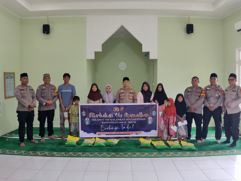 Kepedulian di Bulan Ramadhan: Polsek Lirik Bersama Bhayangkari Santuni Anak Yatim