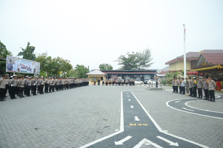 Tingkatkan Keamanan, Polres Inhu Siapkan 269 Personel Amankan Takbiran hingga Sholat Ied