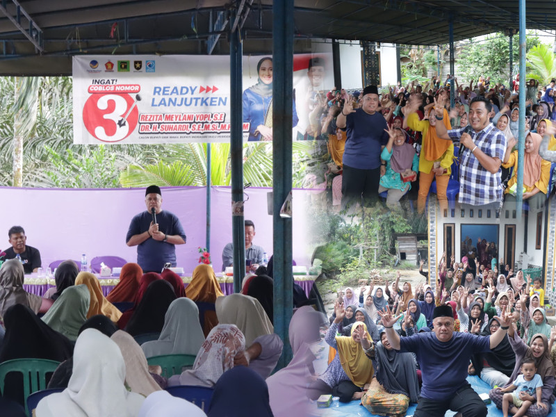Yopi Arianto Hidupkan Nostalgia Perubahan, Warga Antusias Dukung Pasangan Rezita-Suhardi
