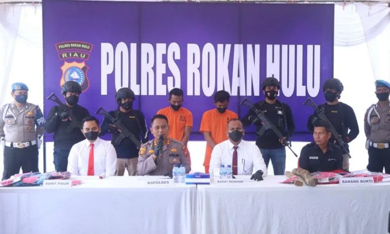 Dua Perampok Bunuh Korbannya di Rohul ditangkap di Jawa Tengah