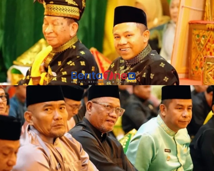 Wakili Bupati, Ahmad Syukur Hadiri Penabalan Gelar Adat Gubernur Riau