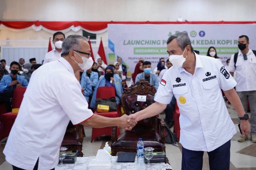 Gubri Bersama BRGM Launching Program Kedai Kopi Riau