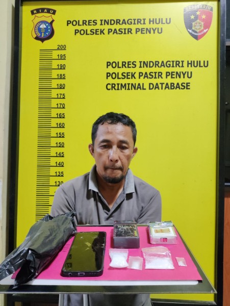 Markas Sabu di Rumah Kosong Terbongkar, Polsek Pasir Penyu Tangkap Pengedar 19 Gram