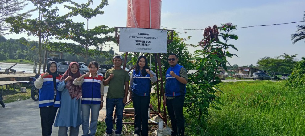 Serahkan Bantuan Sumur Bor kepada Pokdarwis Batang Manunggang: Terimakasih PHR