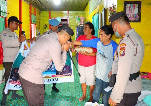 Kegiatan Rutin Jubah Emas Polres Inhu Pekan Ini di Desa Rantau Mapesai