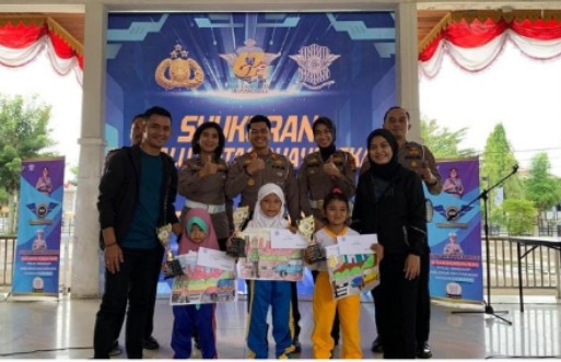 Ini Nama Pemenang Mewarnai dan Comedy Stand Up Satlantas Polres Inhu