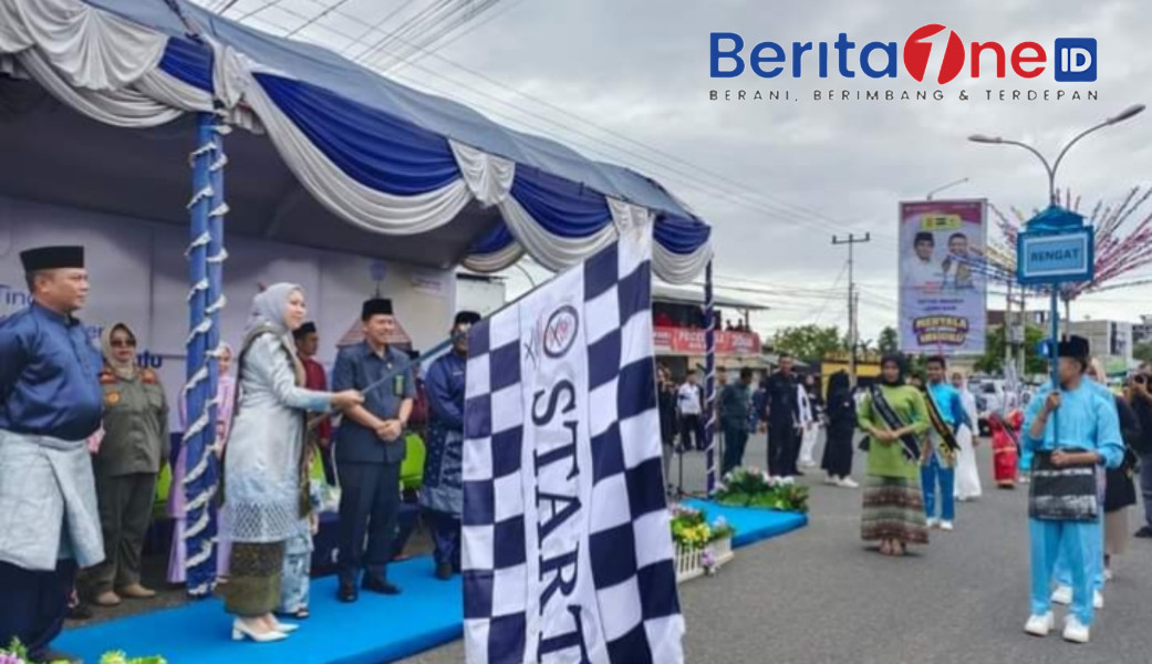 MTQ ke LIII Tingkat Kabupaten Inhu Resmi di Lepas Bupati Rezita Meylani