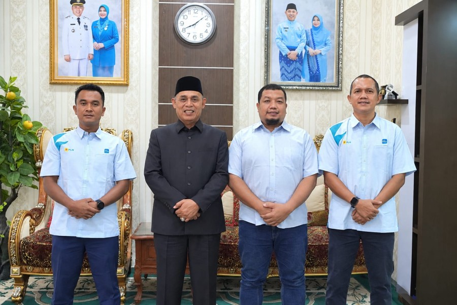 PLN dan Pemkab Inhil Perkuat Sinergi, Akses Listrik Sejumlah Desa Segera Diperluas