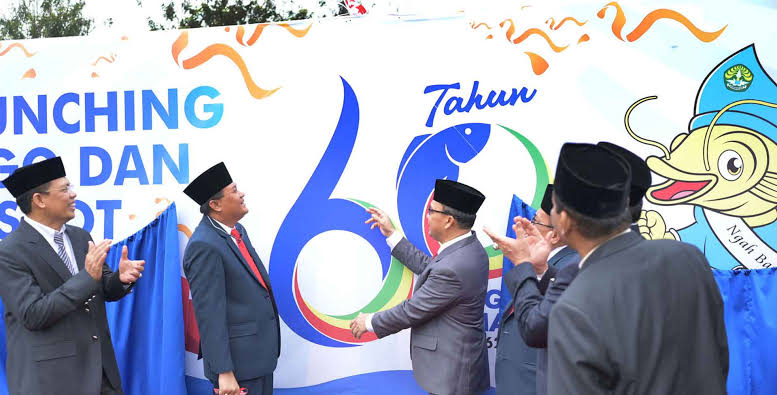 Semarak Milad ke-60, UNRI Gelar Jalan Santai dan Lomba Mancing Ikan