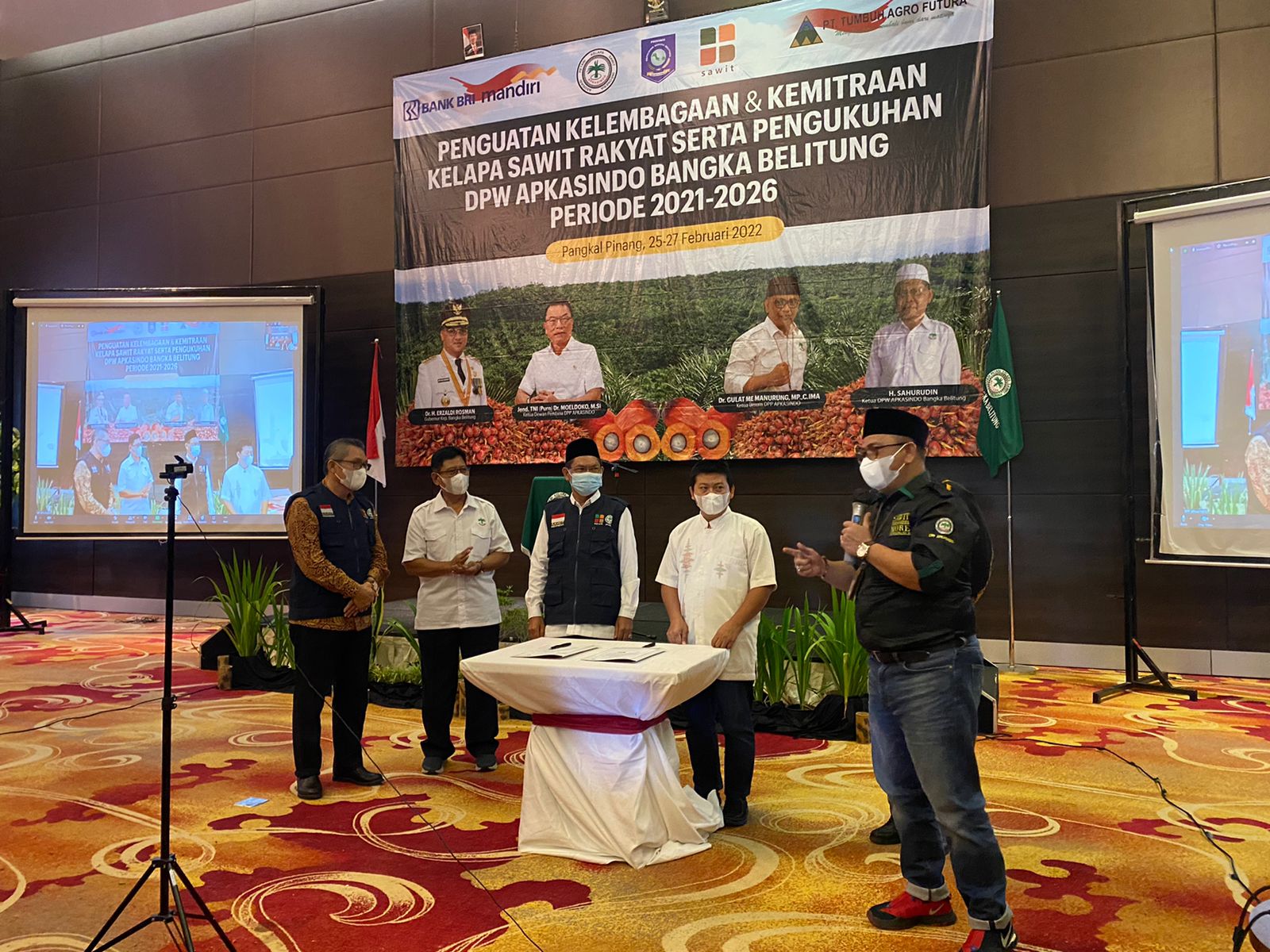 Setelah Setahun Tertunda, APKASINDO Bangka Belitung Sah Dikukuhkan
