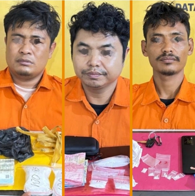 Polres Inhu Ringkus Komplotan Narkoba, Dalangnya Pecatan Polisi 2019