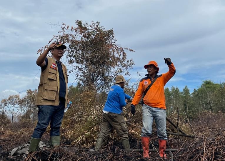 Tim Satgas Berhasil Padamkan Karhutla di Pelintung Dumai Riau