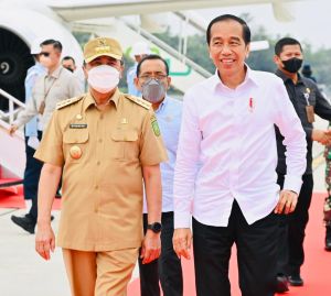 Pedagang Pasar Bawah Gembira Dapat Kunjungsn Presiden Jokowi