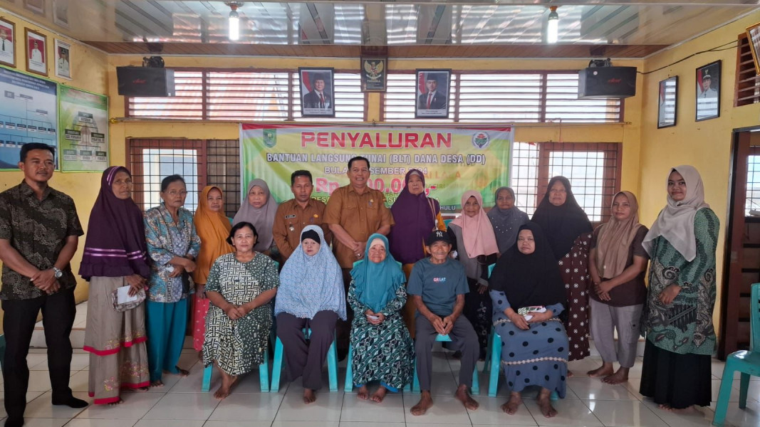 Pemerintah Desa Sungai Lala Selesaikan Penyaluran BLT Tahun 2024
