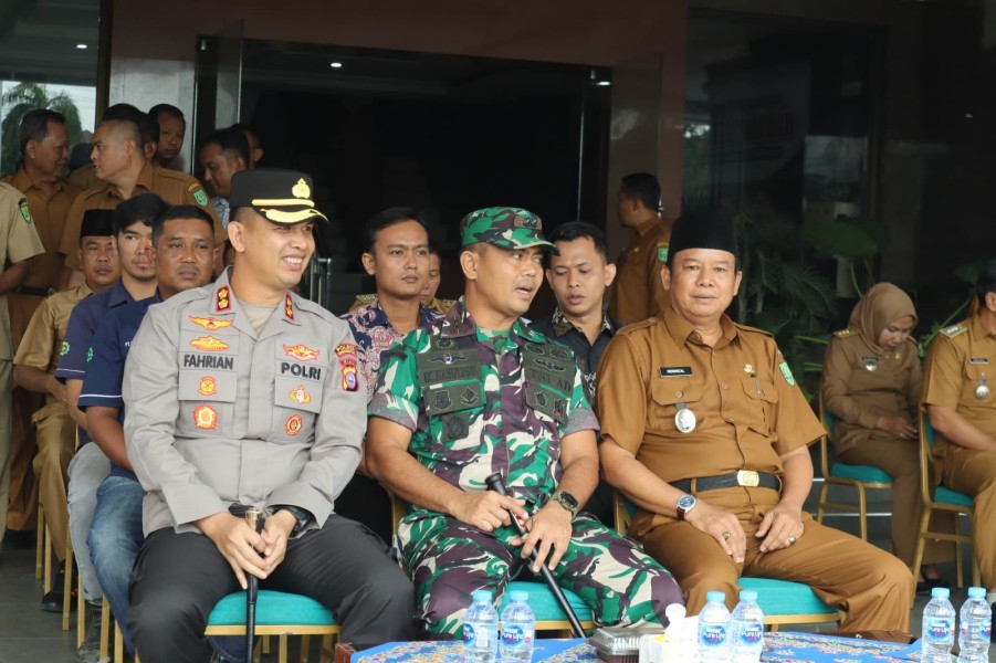 Bersatu Lawan Api: Kapolres Inhu dan Forkopimda Gelar Apel Siaga Karhutla