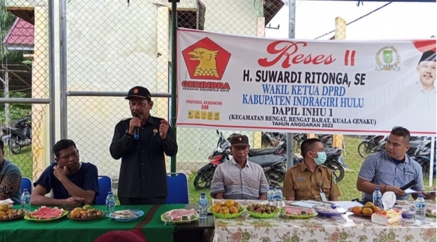 Suwardi Ritonga Menyerap Aspirasi Masyarakat di Rantau Bakung Inhu