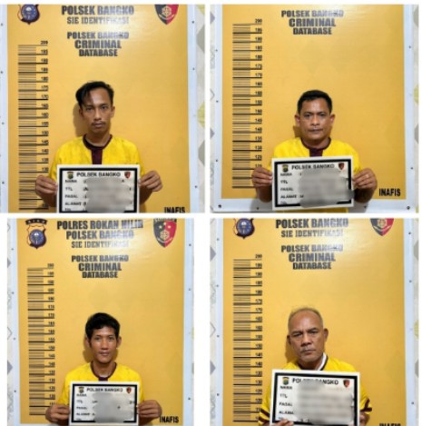 Awalnya Merental Mobil,Ternya Dijual,Akhirnya Empat Sekawan Ditangkap Polisi