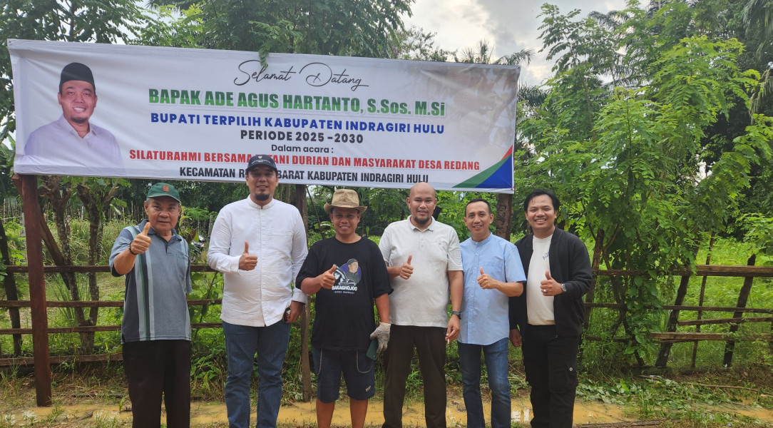 Bupati Terpilih Ade Agus Hartanto Silaturahmi Bersama Petani Milenial dan Masyarakat Redang