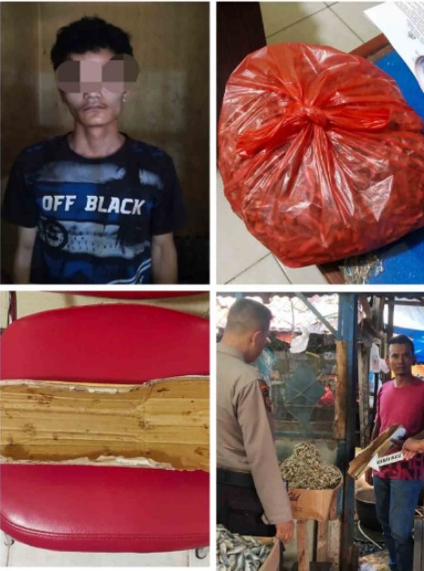 Curi Ikan Asin Bulat, Pria Ini Diamankan Warga, Kini Meringkuk di Tahanan