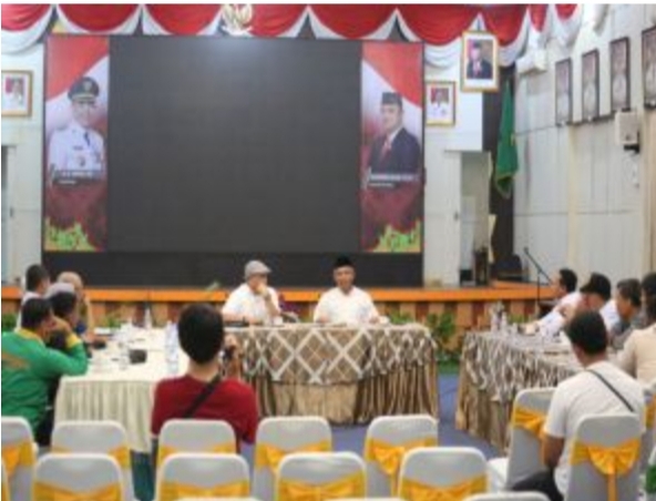 PWI Riau Bersilaturahmi dengan Pemerintahan Kabupaten Kampar