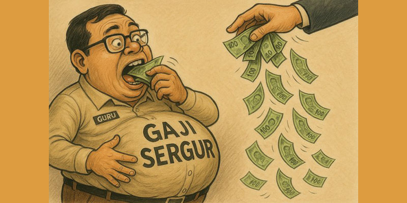 Gaji Tanpa Mengajar