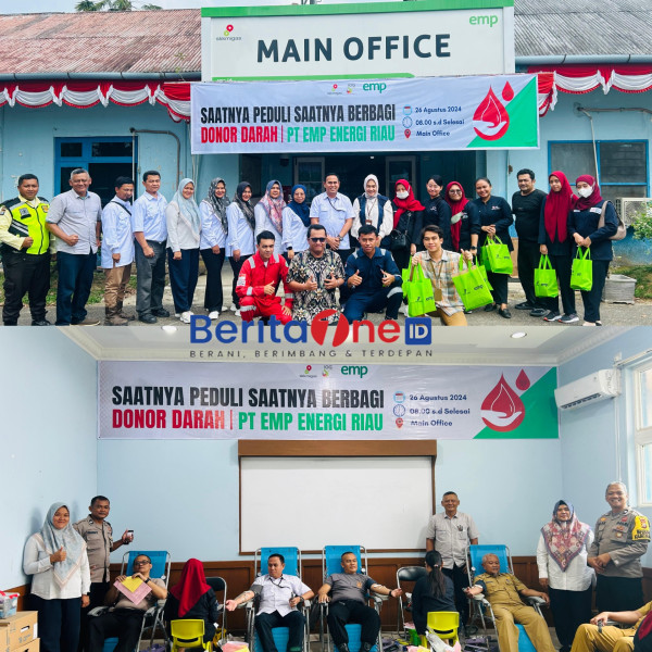 PT EMP Energi Riau Gelar Aksi Donor Darah