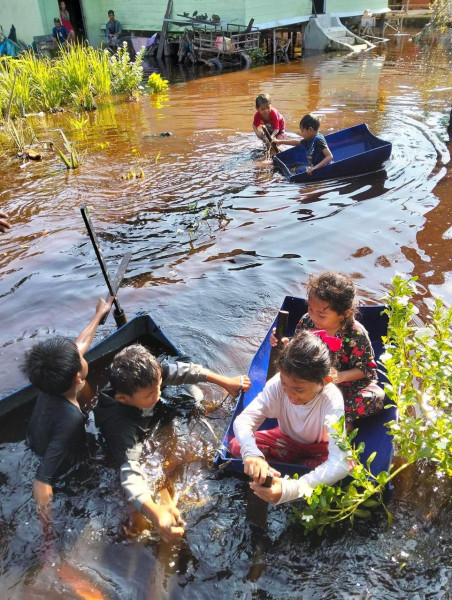 Kota Dumai Alami Banjir Akibat Pasang Rob, Pjs Laporkan Kondisi Terkini ke Pj Gubri