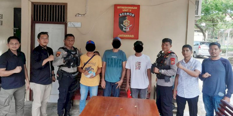 Tiga Terduga Pelaku Pungli di Pulau Kapuk Lhoknga Diamankan Polisi