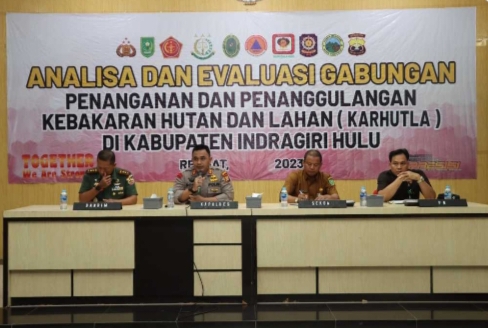 Polres Indragiri Hulu Inisiasi Penanganan Karhutla