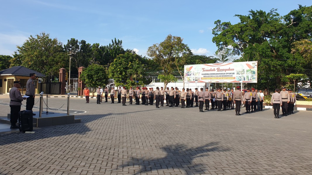 Ribuan Personel Gabungan Amankan Natal 2025 di Inhu, Setiap Gereja Dijaga Aparat