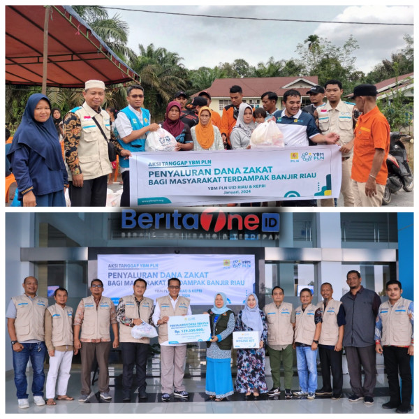 Peduli Bencana Banjir, YBM PLN Menyalurkan Bantuan Sebanyak 700 Paket sembako
