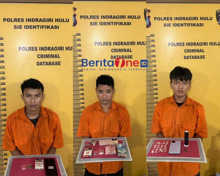 Dari Sabu hingga Ekstasi, Tiga Pemuda Rengat Dibekuk Polres Inhu dalam Dua Penggerebekan