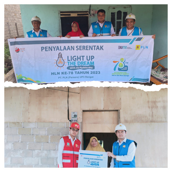 Hari Listrik Nasional ke-78 PLN Lakukan Light Up The Dream Kepada Keluarga Kurang Mampu