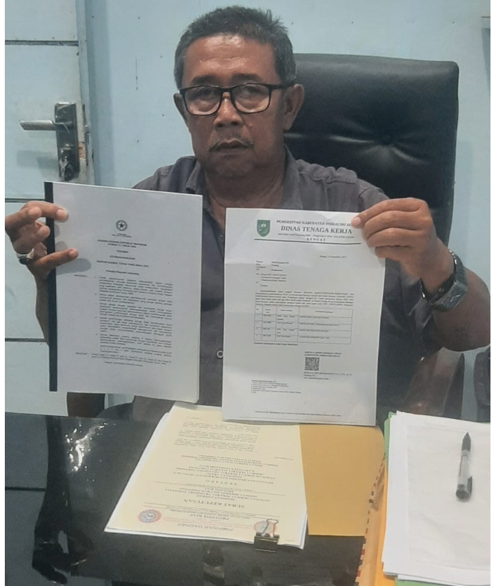 Mukson BBA Tegaskan Legalitasnya sebagai Ketua PC FSPTI-KSPSI Inhu, Siap Hadapi Tantangan