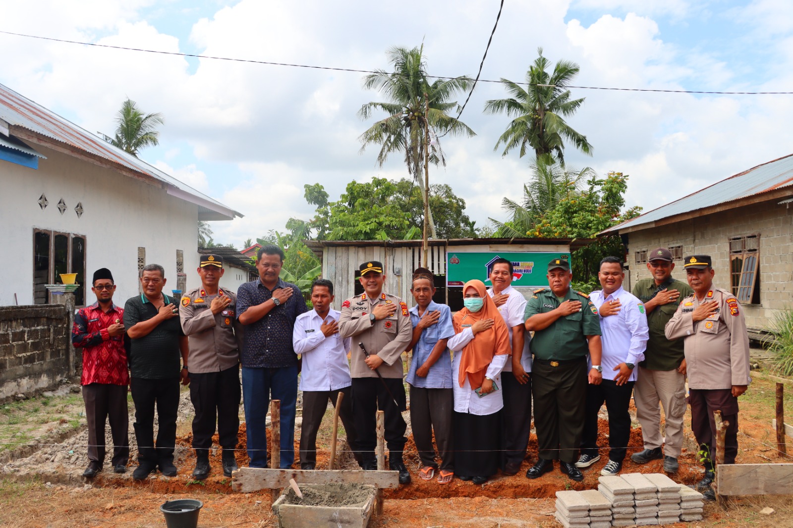 Program Bersih ke-14 di Kecamatan Sei Lala, Ini Pesan Kapolres Inhu