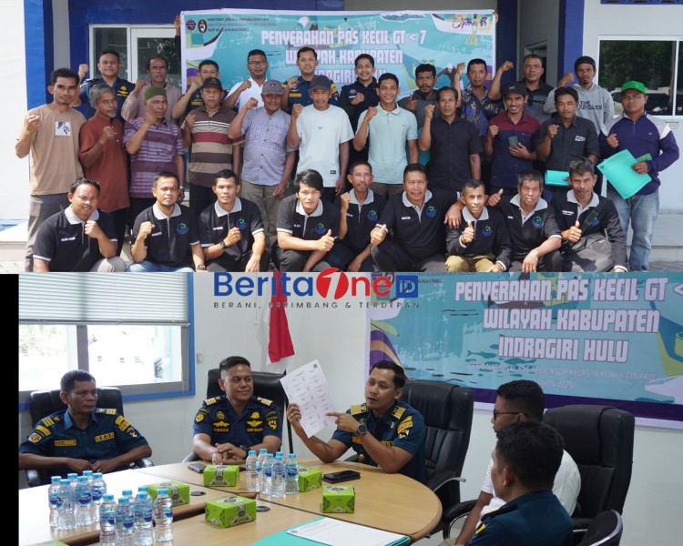 90 Nelayan Indragiri Hulu Terima Sertifikat Pas Kecil Gratis dari KSOP Kuala Cinaku
