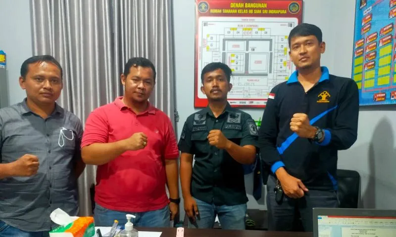 Dua Orang Tinggalkan Sabu di Parkiran Rutan Siak usai dikejar Petugas