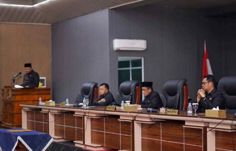 DPRD Meranti Gelar Paripurna Pengesahan APBD-P 2023, Ini Keputusannya