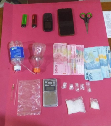 Empat Warga Kuansing Ditangkap, Polisi Amankan 29,15 Gram Sabu