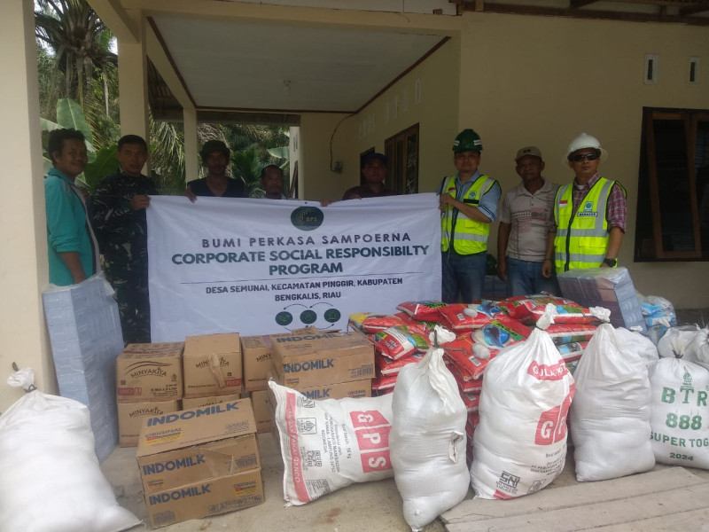 PT Bumi Perkasa Sampoerna Kembali Menyalurkan Paket Sembako
