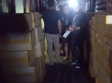 Tim Gabungan Amankan 6.049 Slop Rokok Tanpa Cukai di Kepulauan Meranti