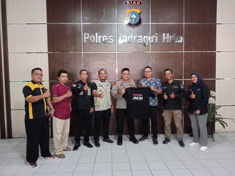 Pengurus JMSI Audiensi Dengan Kapolres Inhu, AKBP Dody: Media Harus Jadi Cooling System