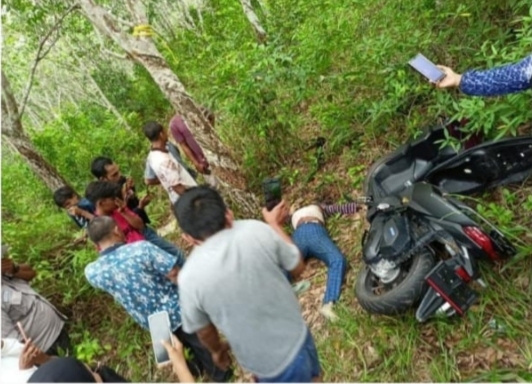 Warga Temukan Jasad Wanita di Kebun Karet di Sintong Pusako