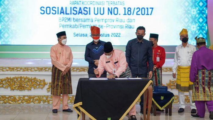 Pemkab Kampar Dukung Perlindungan Tenaga Migran Di Luar Negeri