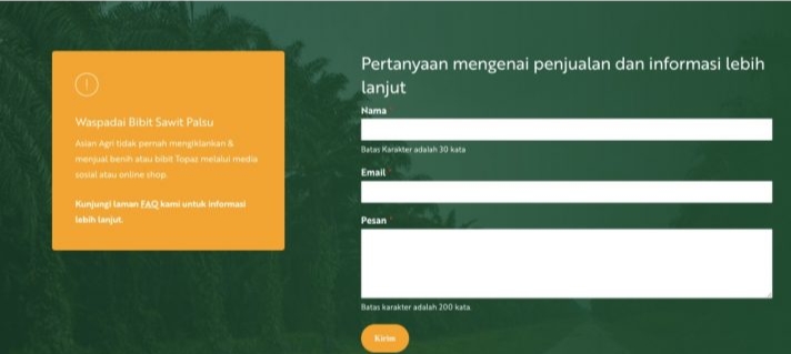 Asian Agri Luncurkan Website Jual Bibit Sawit Topaz