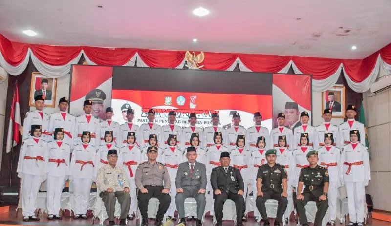 30 Paskibraka Kampar 2022 dikukuhkan