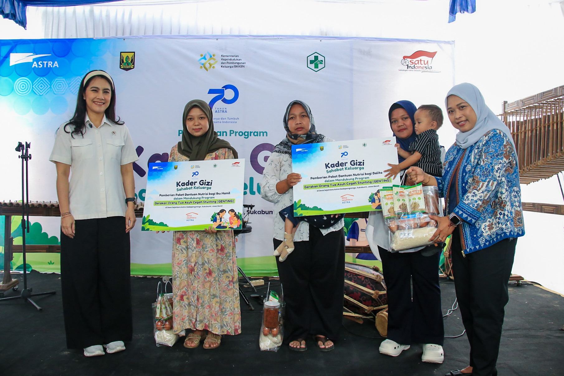 Cegah Stunting, PT Astra International Beri Bantuan Gizi di Desa Gedepangrango